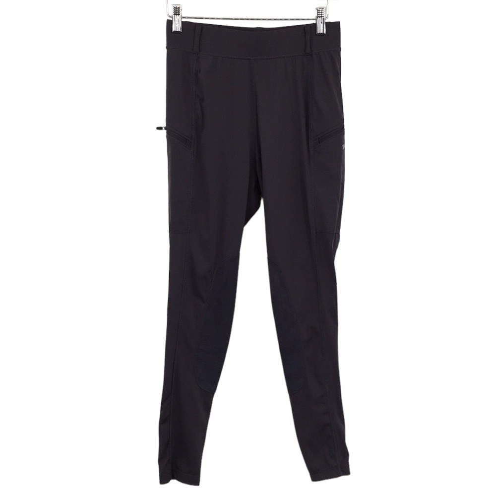 Willit Gray Riding Breeches Leggings Womens Small Thermal Equestrian‎ Pull On